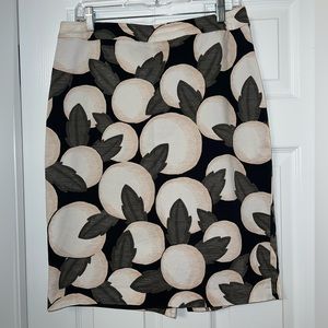 Ann Taylor Patterned Pencil Skirt